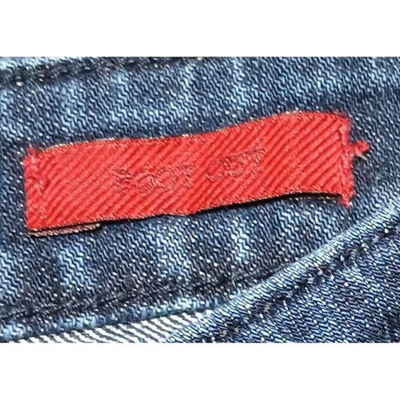 Banana Republic Jeans Limited Edition Womens Size 8 S Boot Cut Dark Denim Short - Picture 12 of 15